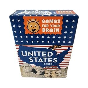 Games For Your Brain United States Card Game Crazy 8's/War/Gin Rummy/Solitaire